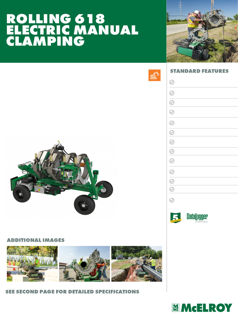 Rolling 618 Electric Manual Clamping en | PDF | Pipe (Fluid Conveyance ...