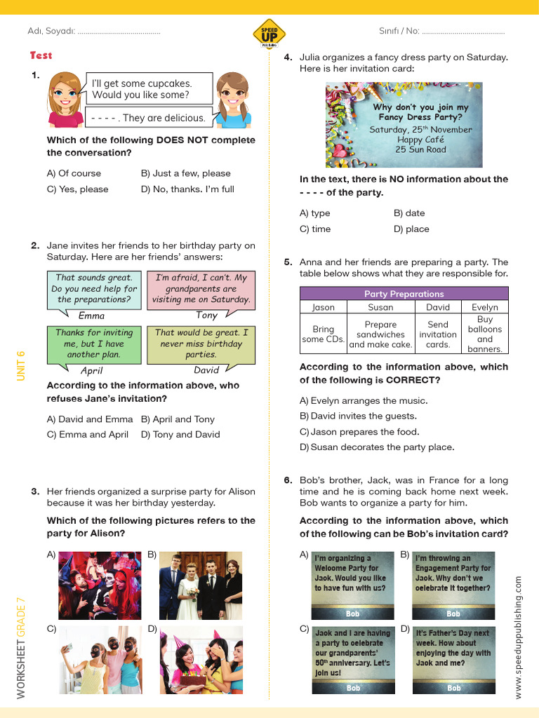 Unit Test 9 | PDF