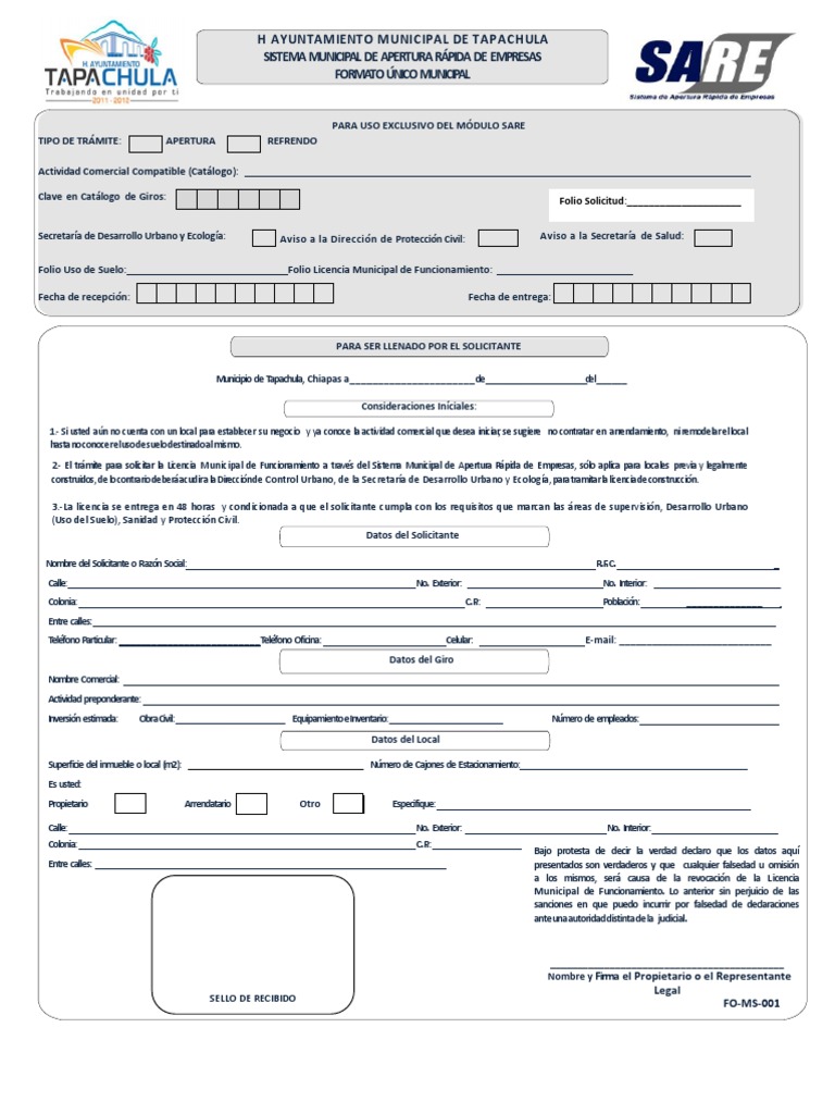 Formato Unico Property Politics