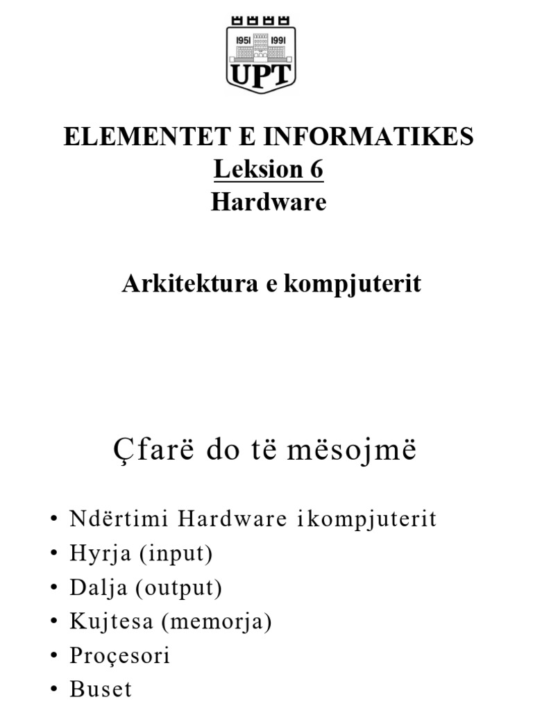 7 Hardware Pjesa 1-1 | PDF