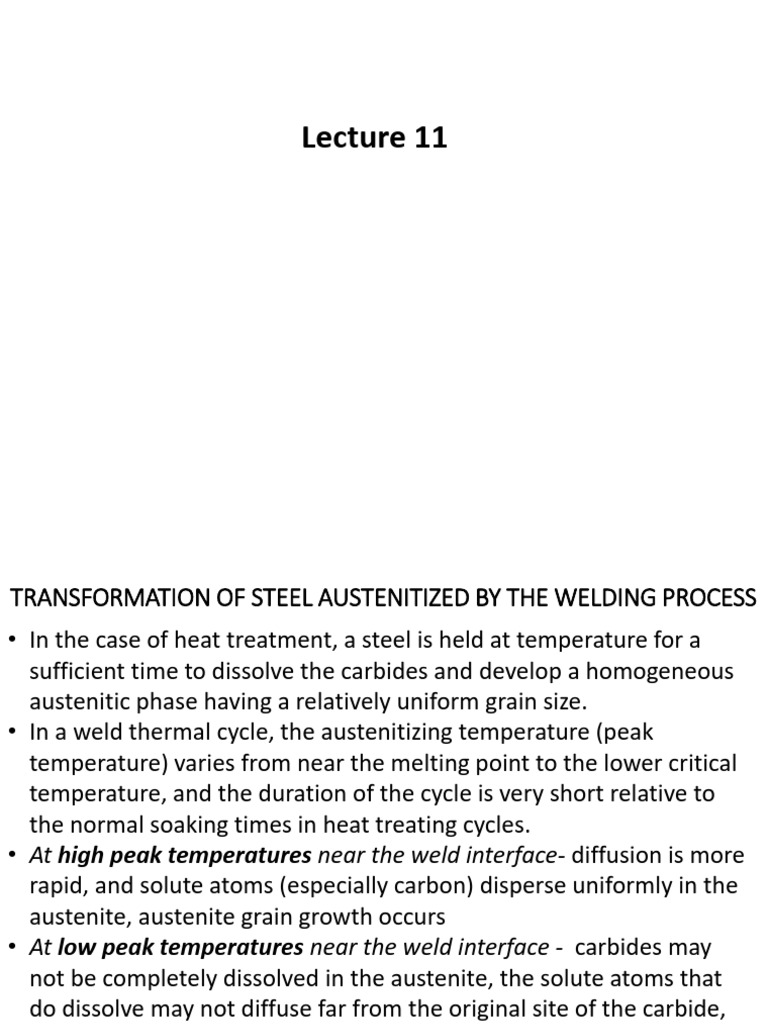 Lecture 11 | PDF | Steel | Materials Science