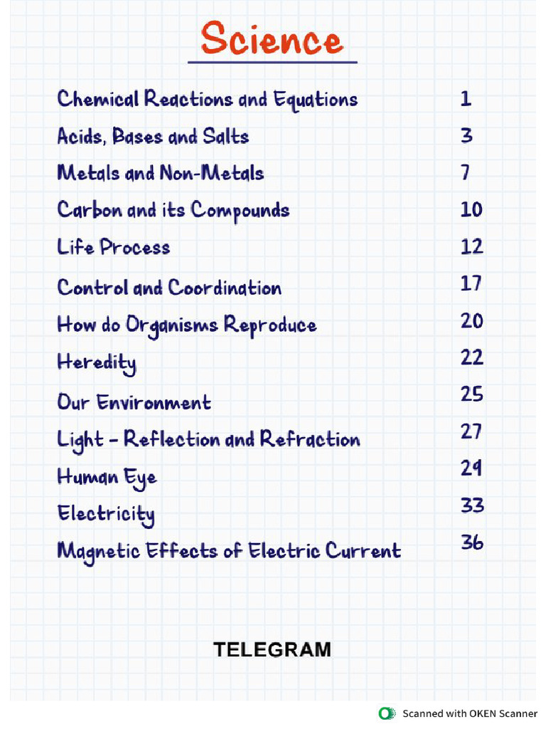 Science Formula Booklet by @tenth - CBSE | PDF