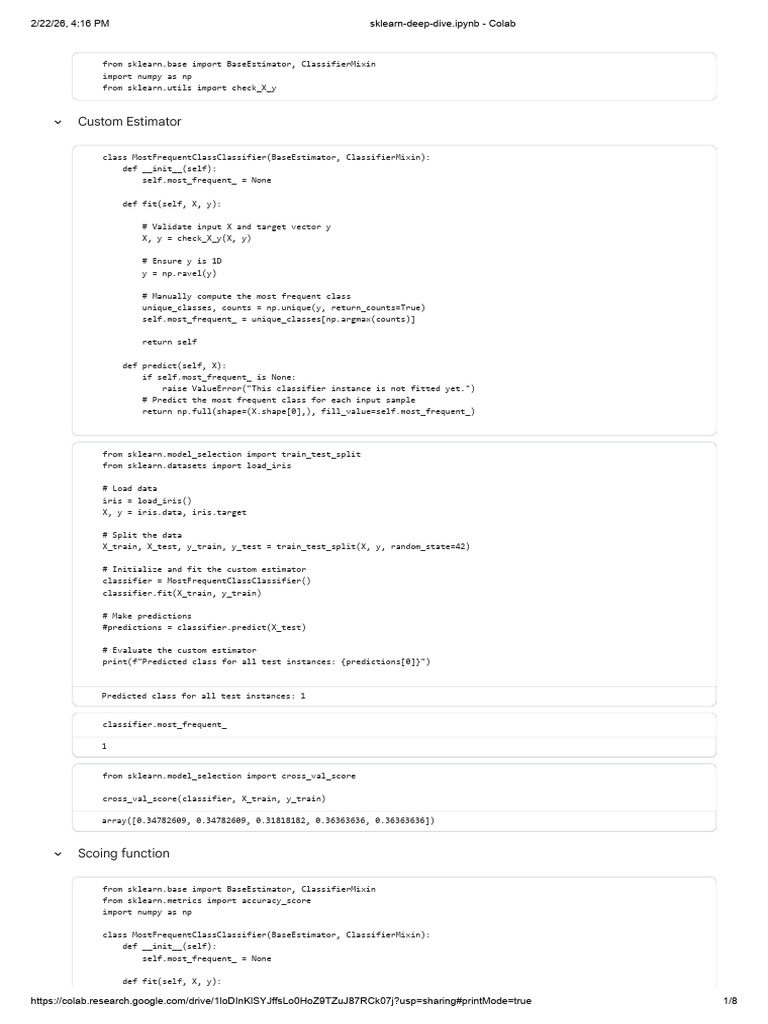 Sklearn Deep Dive - Ipynb Colab | PDF | Statistical Classification ...