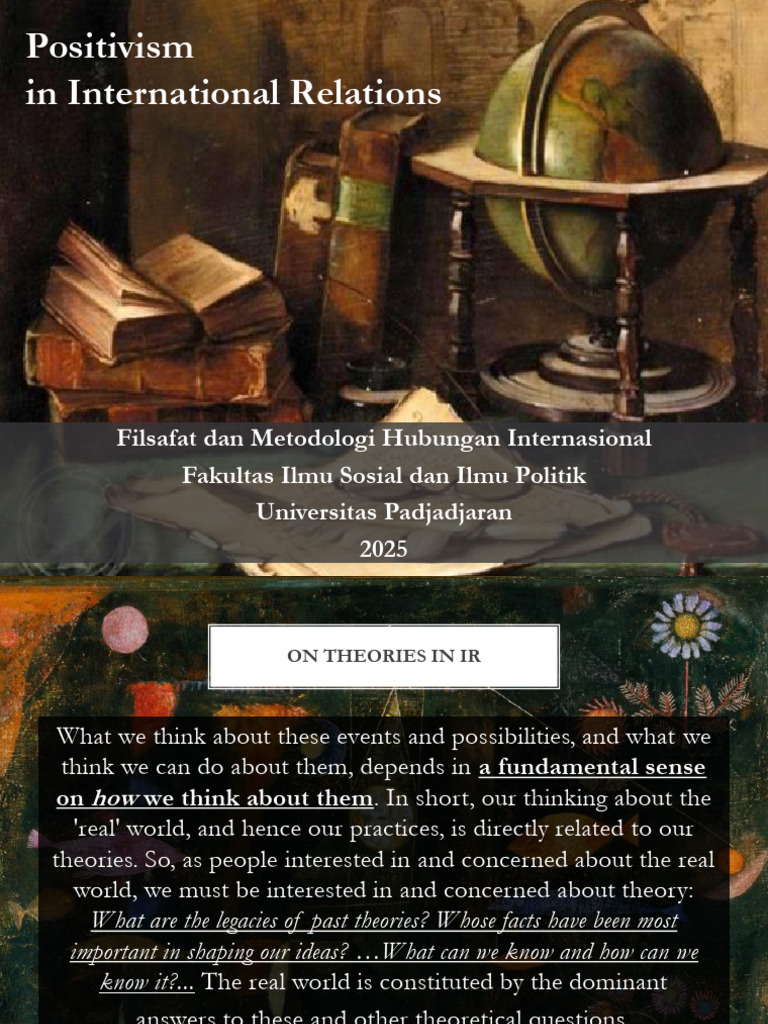 Positivism in IR | PDF | Positivism | Epistemology
