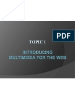 Mod1a Introducing Multimedia for the Web
