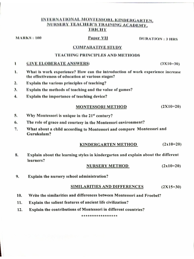 Advanced Diploma Question Papers-1 | PDF