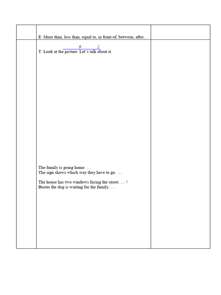 Reception Lesson Plan 11-20 | PDF