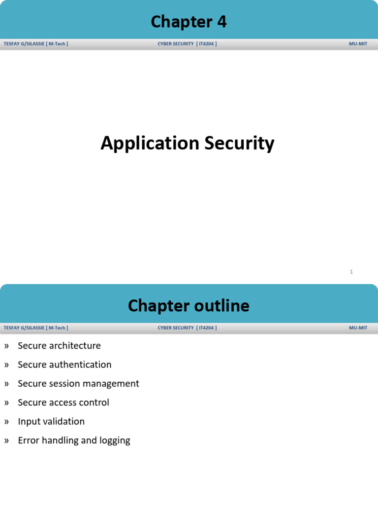 Cyber Security Class-4 | PDF