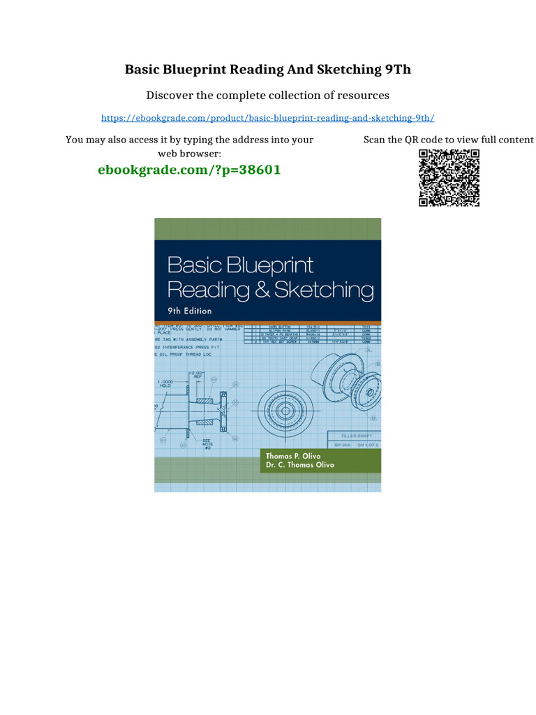 Basic Blueprint Reading and Sketching 9th Full | PDF