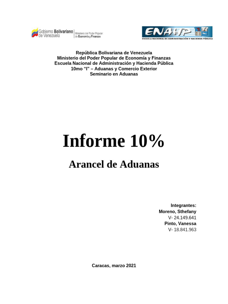 Arancel de Aduanas | PDF | Arancel | aduana