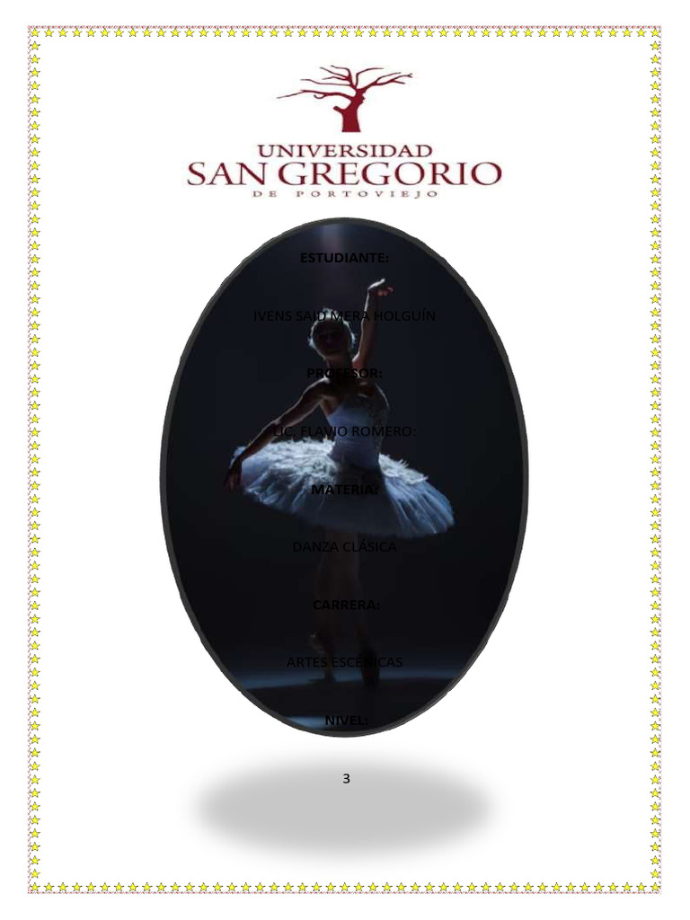 Proyecto de Ballet Flexivilidad Para Un Bailarin | PDF