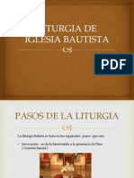 Liturgia de Iglesia Bautista