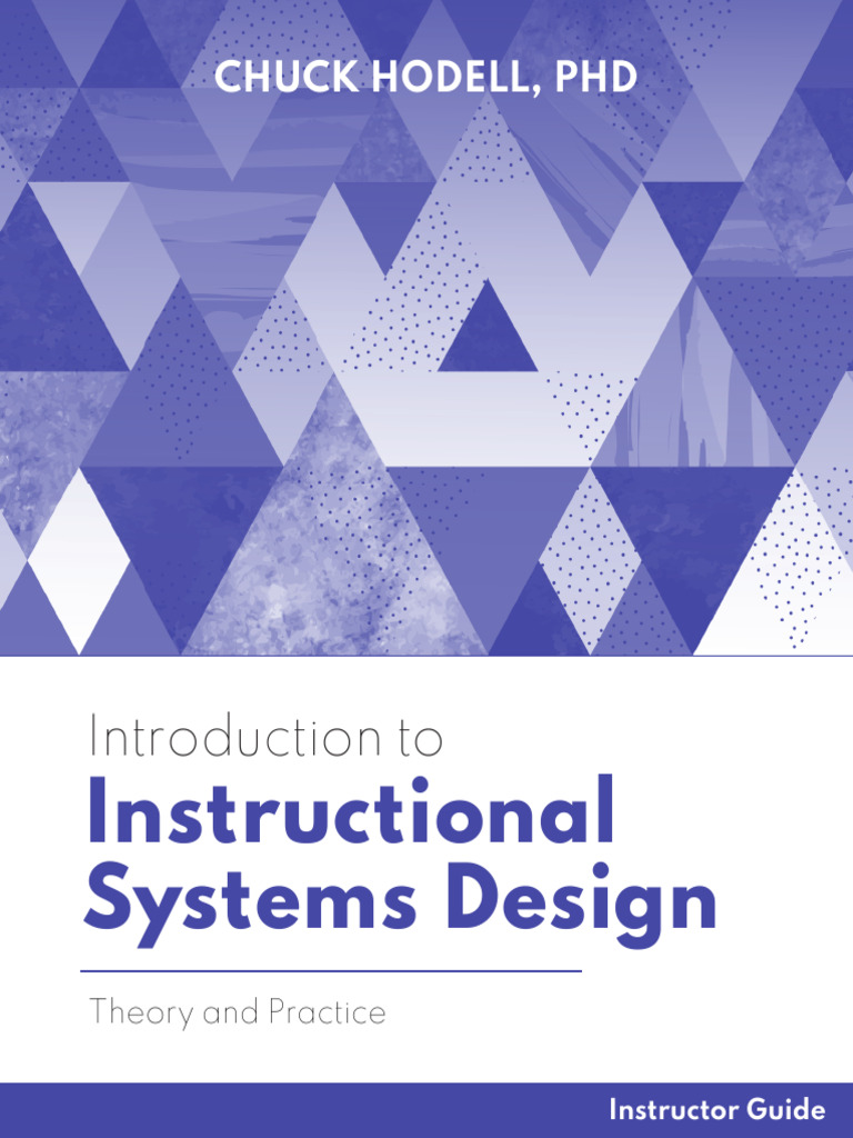 Introduction To Instructional Systems Design - InstructorGuide | PDF ...