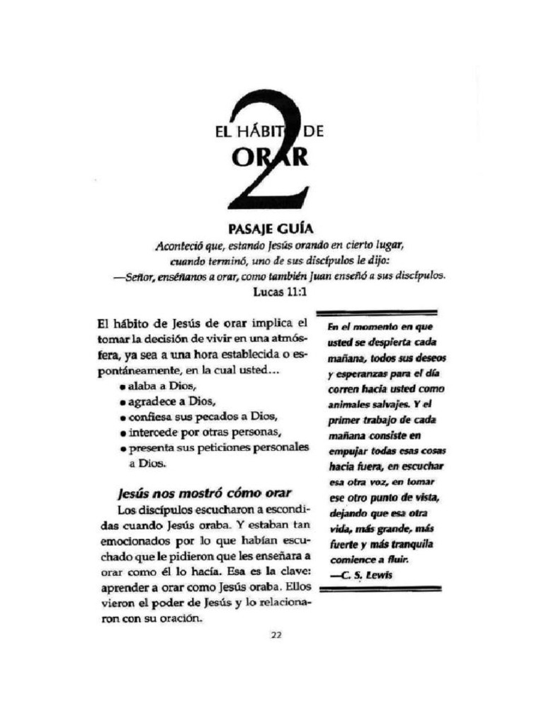 El Habito de Orar | PDF