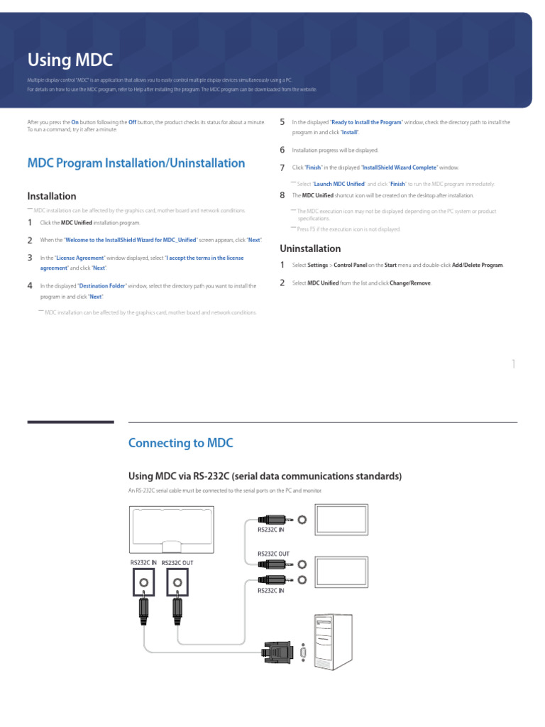 MDC User Manual English | PDF | Rgb Color Model | Window (Computing)