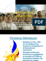 Sir RJ - Ang Panatang Makabayan