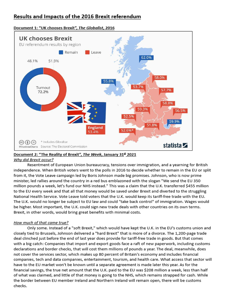 Brexit Results and Impacts | PDF | Brexit | United Kingdom