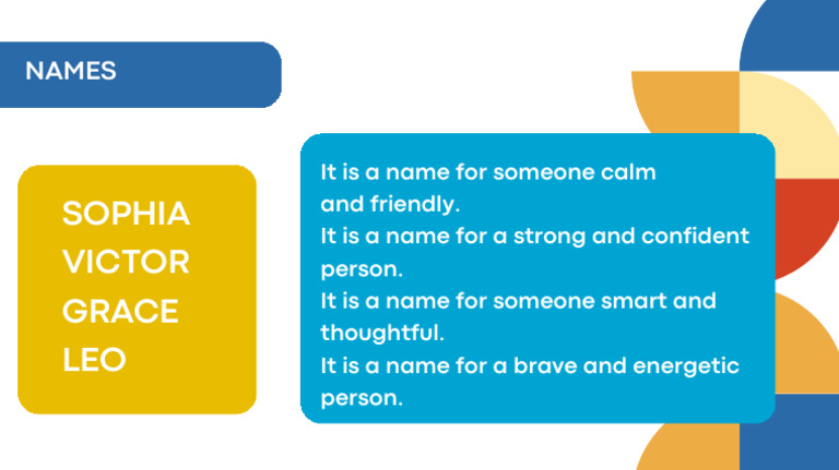 Names - Exercise | PDF