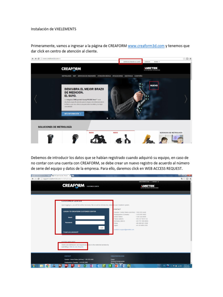 Instalación de VXELEMENTS | PDF