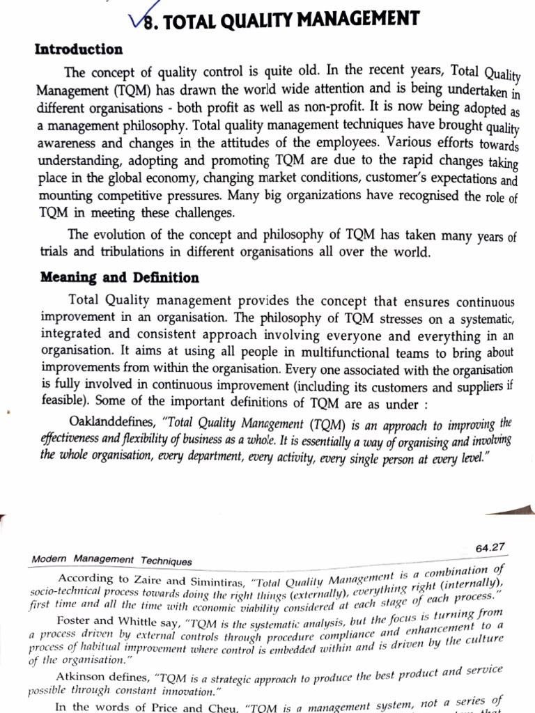 POM - Unit 8 Quality Control | PDF | Six Sigma | Benchmarking