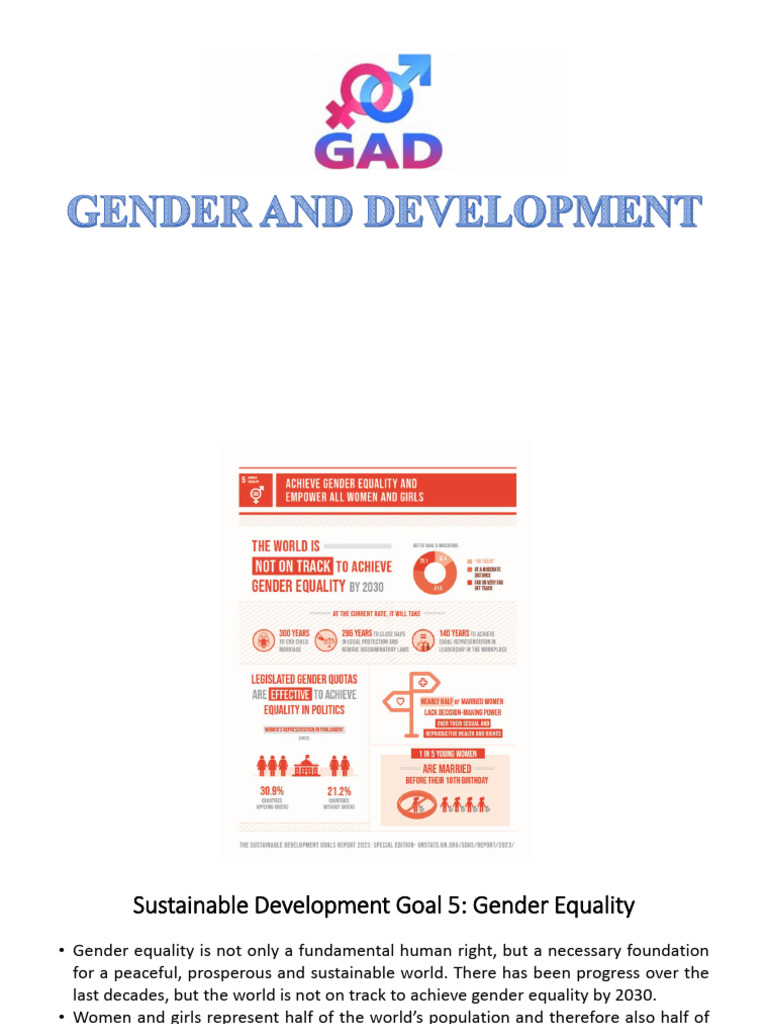 Lecture 17 - Gender and Development | PDF | Gender Studies | Gender ...