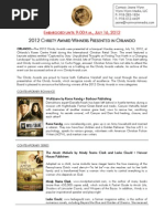 Download Christy Awards 2012 Winners Press Release by WynnWynnMedia SN100267622 doc pdf