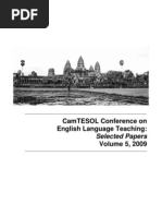 Download CamTESOL Selected Papers Vol5 2009 by ld71 SN100267661 doc pdf