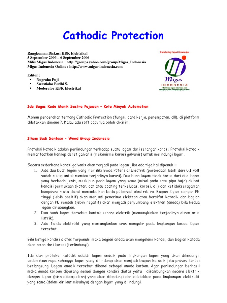 Cathodic Protection | PDF