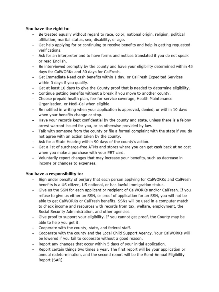 Program Rights and Responsibilities | PDF | Felony | Justice