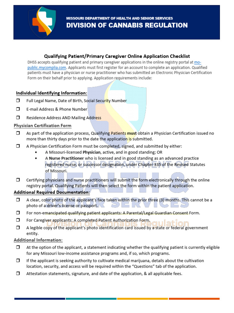 Application Checklist 508 | PDF