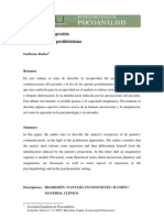 Psicoanálisis: Imaginación y Regresión en La Perspectiva Postkleiniana