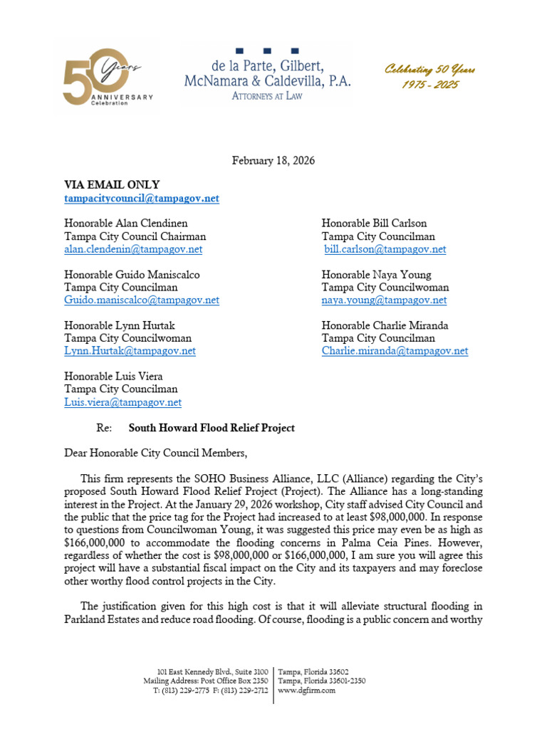 26-02-18 DG-COT Letter (WExhs) | PDF | Water | Hydrology