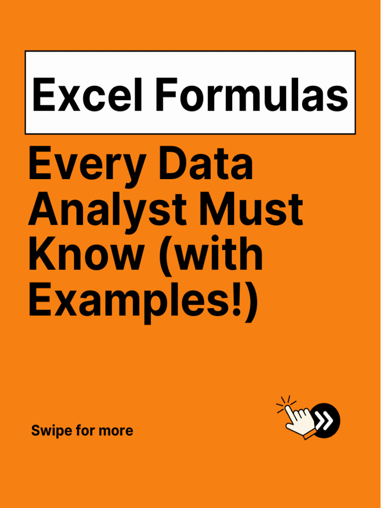 Excel Formulas! | PDF | Computer Programming | Mathematical Logic