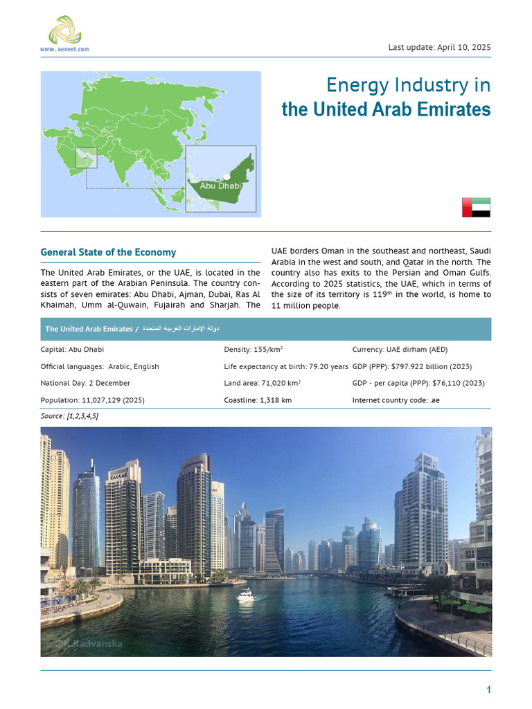 Aenert UAE | PDF | United Arab Emirates | Petroleum