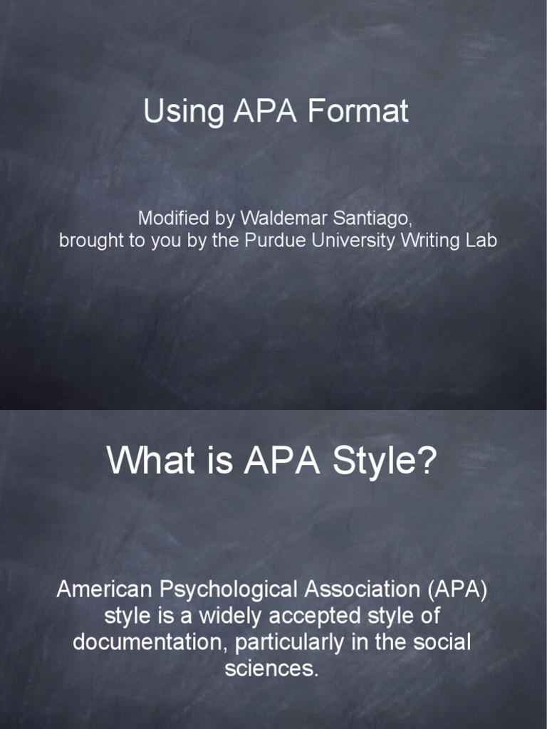 Understanding APA Format Basics | PDF | Social Science