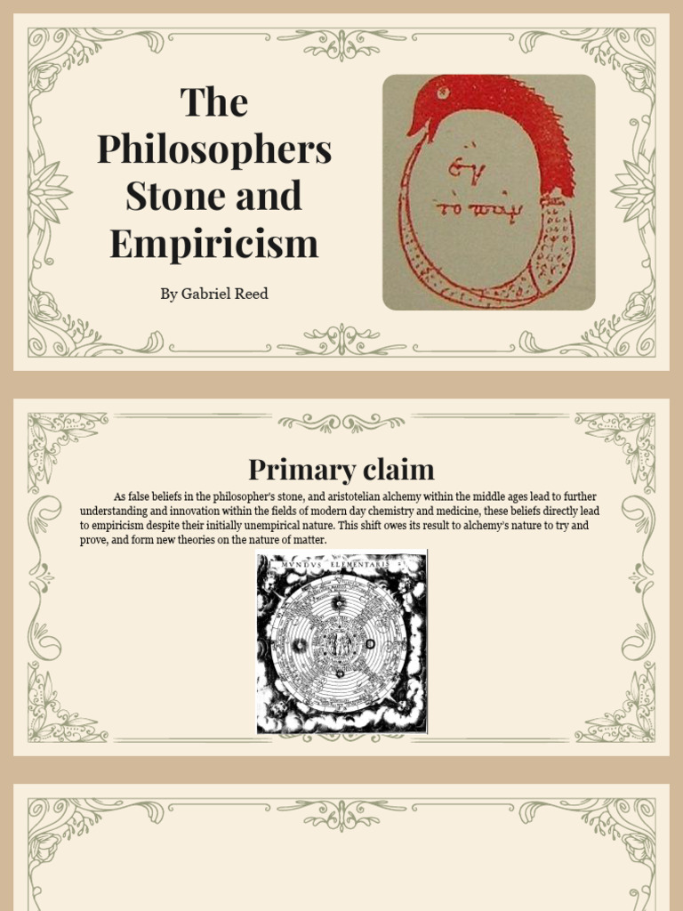 The Philosopher's Stone-Gabe Reed | PDF | Alchemy | Western Esotericism