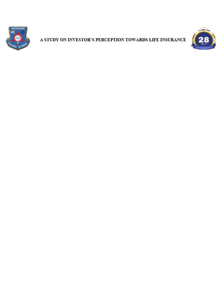 Sample Report 2 | PDF | Insurance | Life Insurance