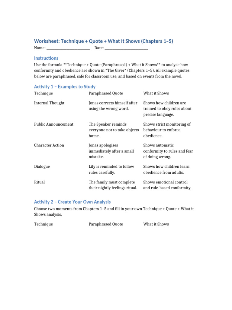 Conformity Obedience Worksheet | PDF | Conformity | Social Psychology