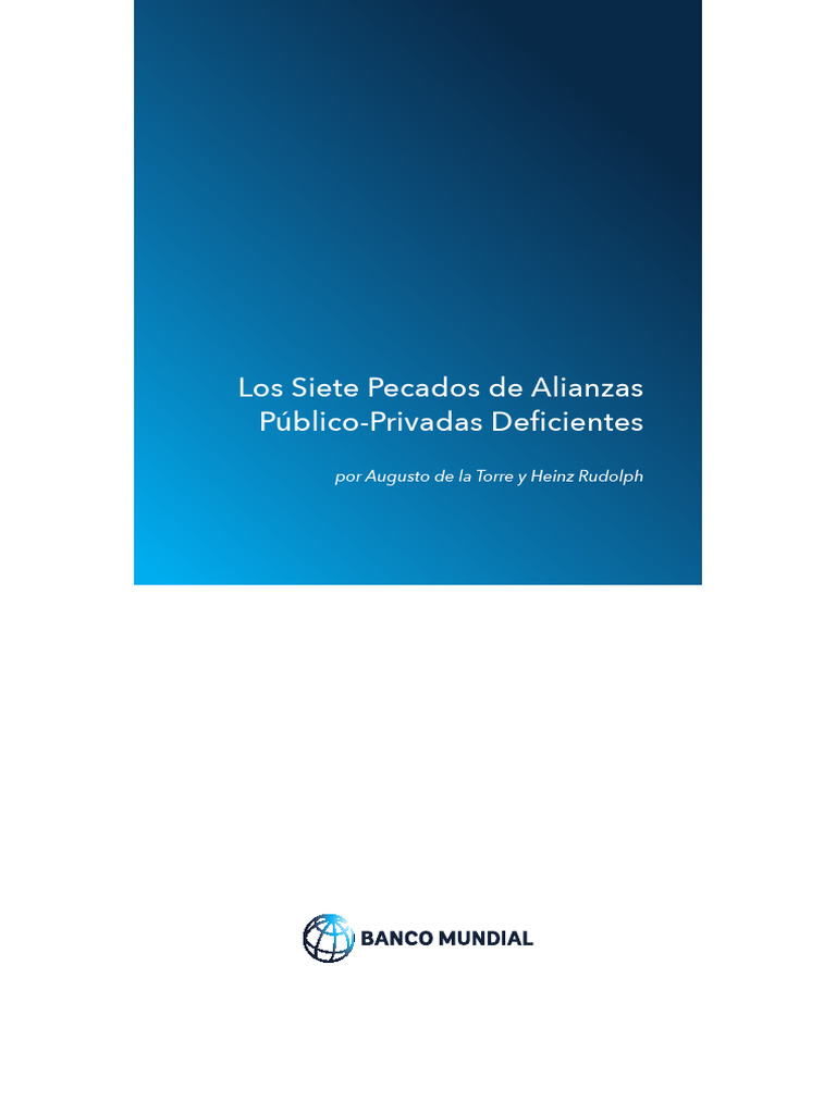 REVISED SPANISH Los Siete Pecados de Alianzas Publico Privadas ...