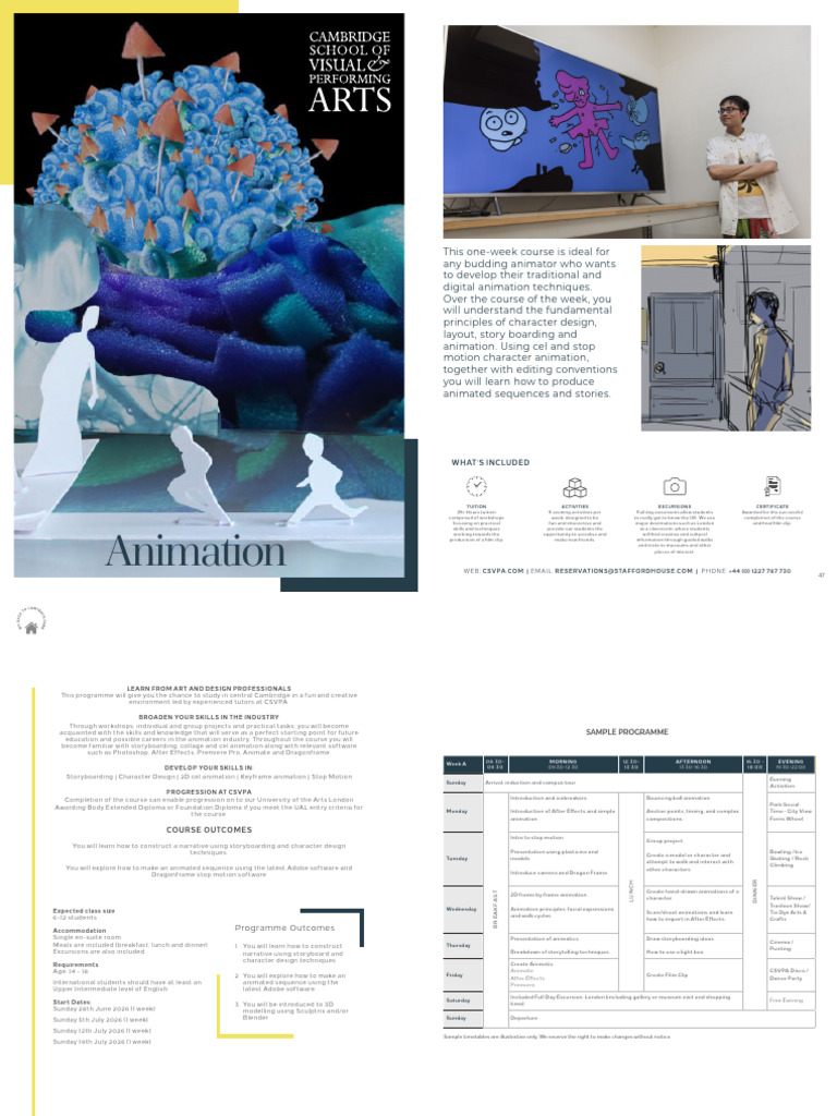 Animation 2026 | PDF | Animation