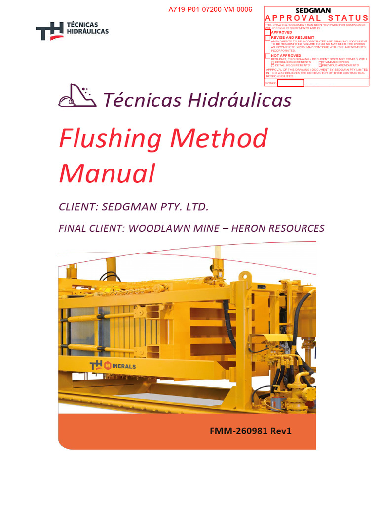Técnicas Hidráulicas: Flushing Method Manual | PDF | Pipe (Fluid ...