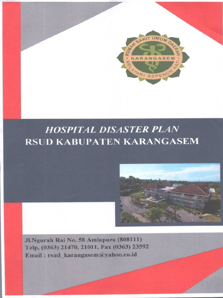Hospital Disaster Plan | PDF