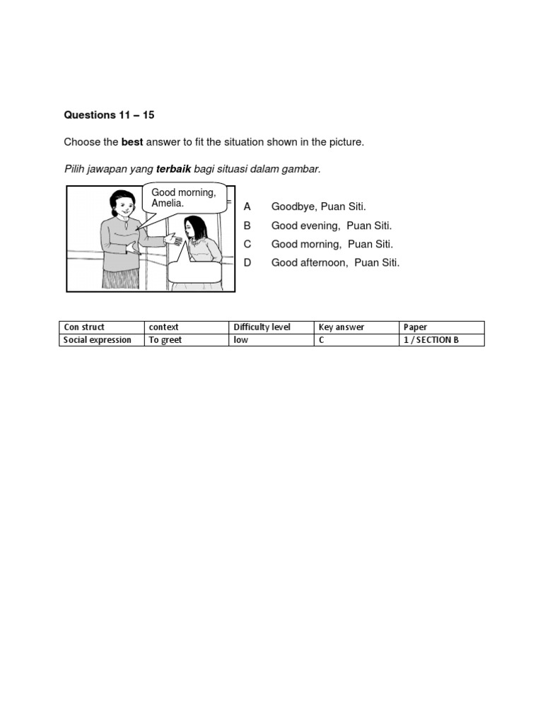 Social Expressions Practice Questions | PDF