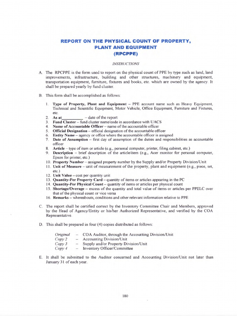 Instructions | PDF | Fixed Asset | Inventory