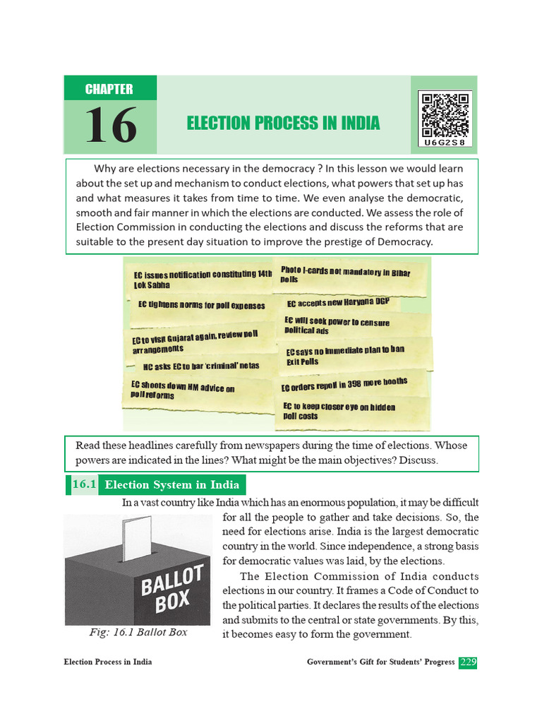 Election Process in India | PDF | Elections | Voting