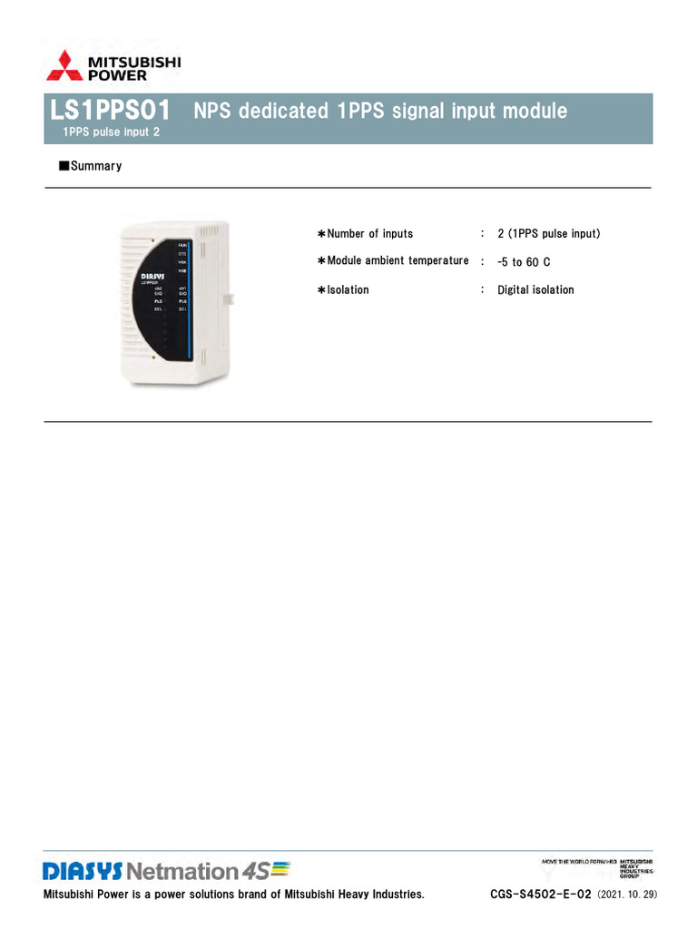 CGS S4502 e 02 - LS1PPS01 | PDF | Rectifier | Analog To Digital Converter