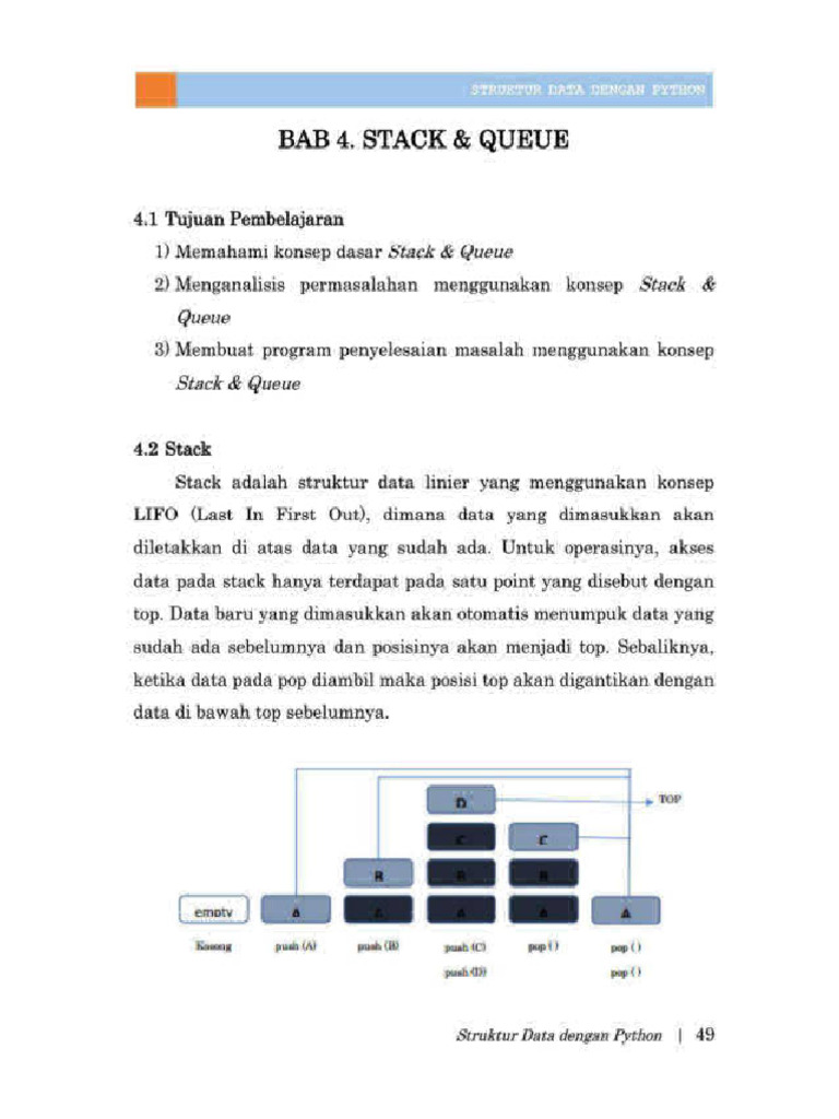 Stack & Queue, Linked List, Tree | PDF