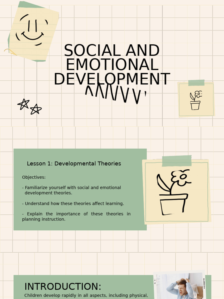 Social and Emotional Development | PDF | Attachment Theory ...