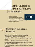 Industrial Clusters in The Palm Oil Industry in Indonesia