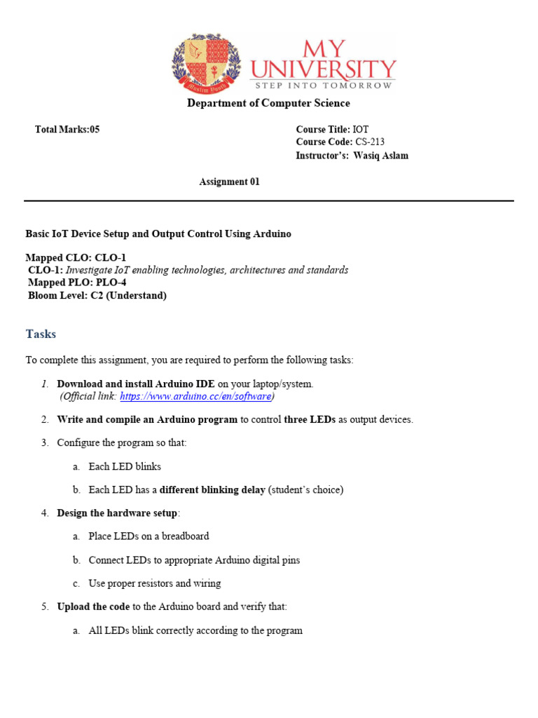 Assignment 01 CLO-1 | PDF